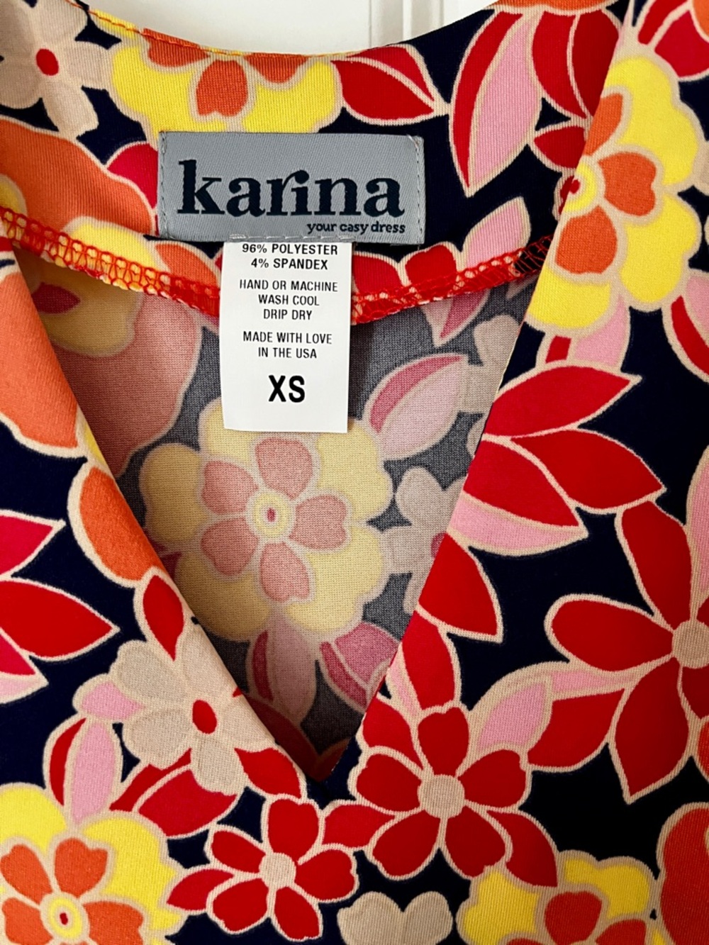 Karina Easy Dress - Cecelia in Get Happy - XS - Picture 4 of 8